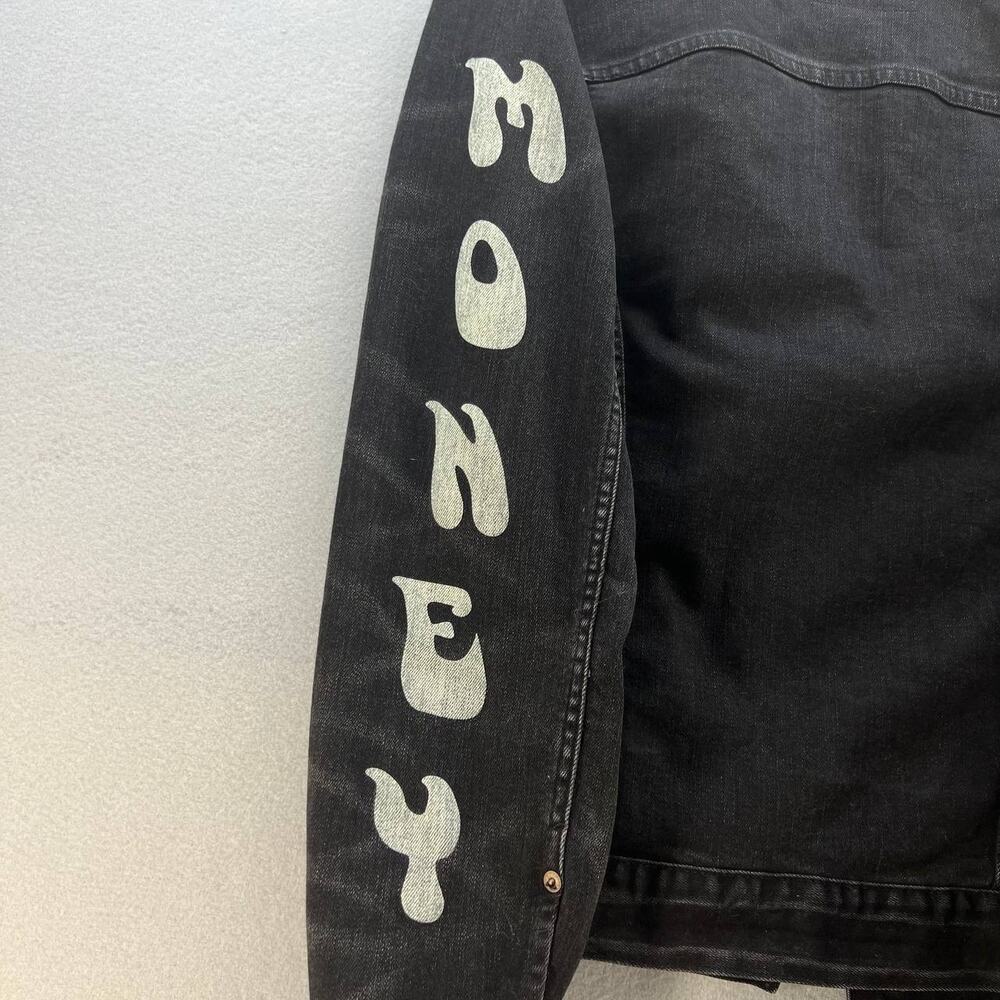 AE X Young Money Unisex Black Denim Jacket - Picture 11 of 15